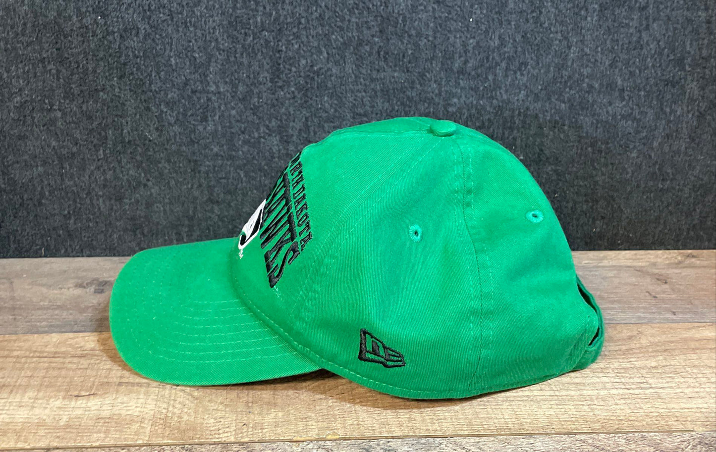 New Era UND Fighting Hawks 9Twenty Green Adjustable Strapback Hat OSFM