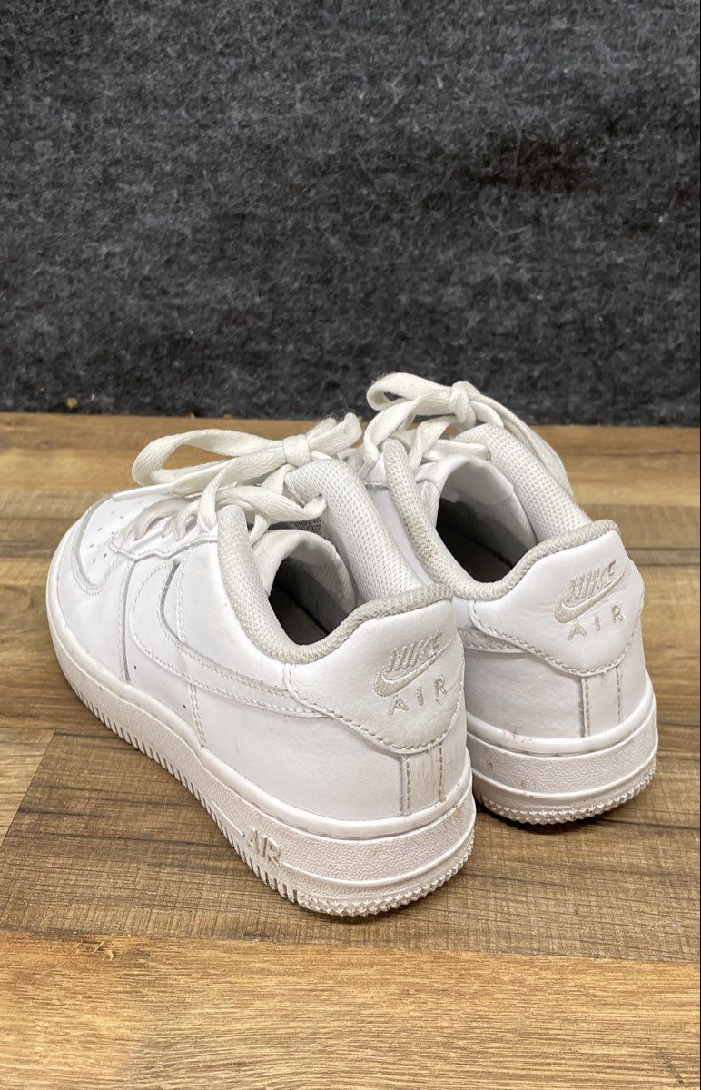 Nike Air Force 1 Low Triple White Youth Sneakers Size 3Y