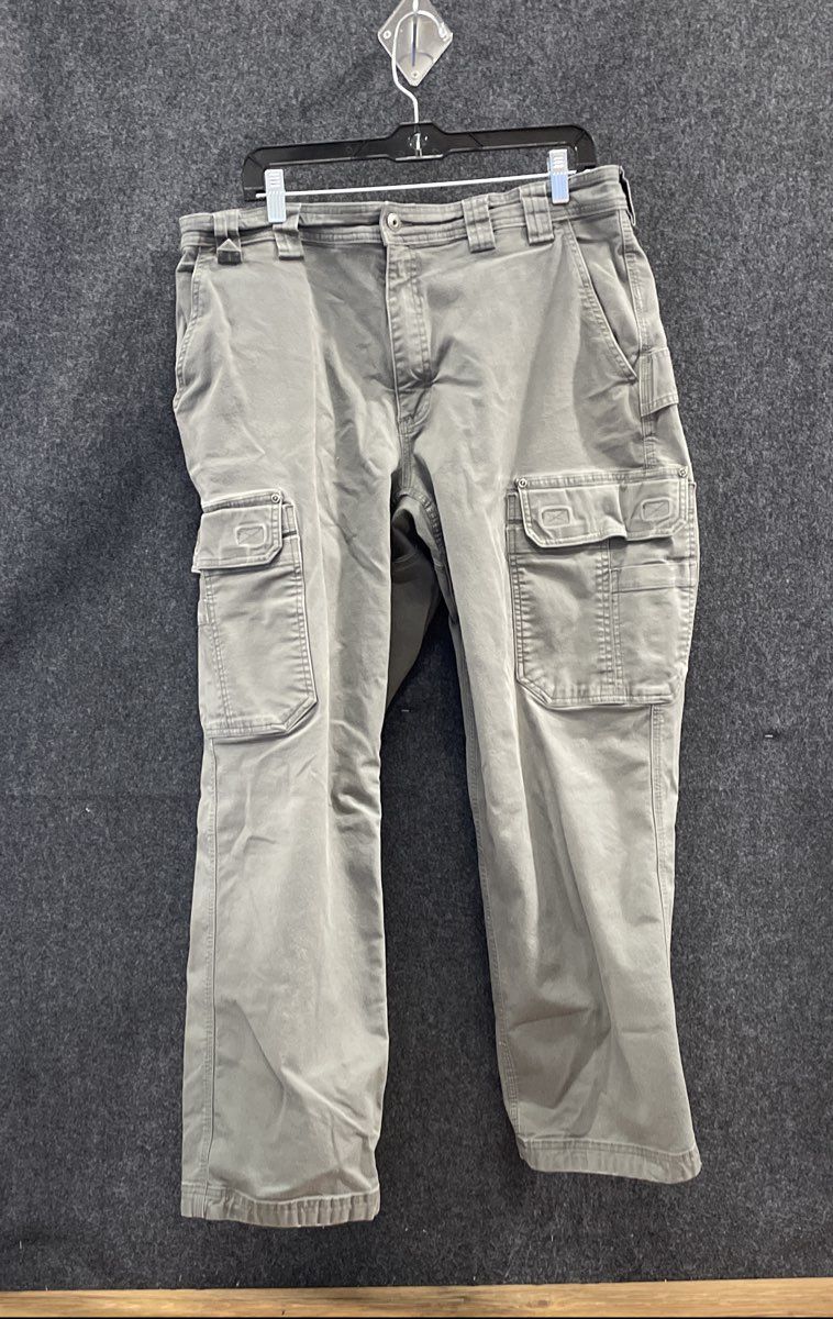 Duluth Trading Co Men's Grey Relaxed Fit Cargo Work Pants Size 40x32