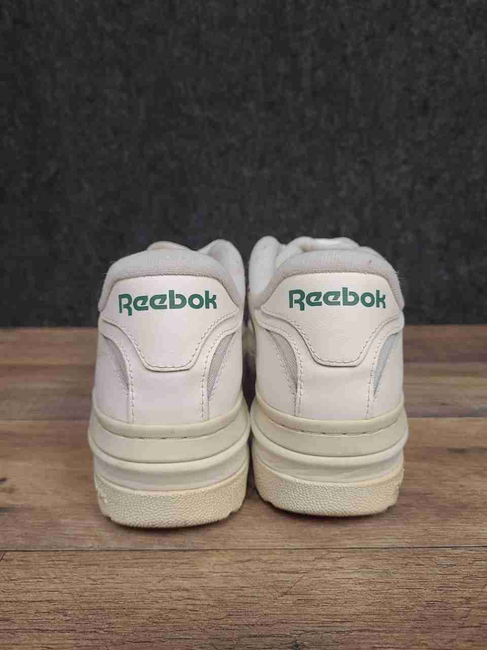 Reebok Club C Extra Chalk White Leather Platform Sneakers Women's Size 9