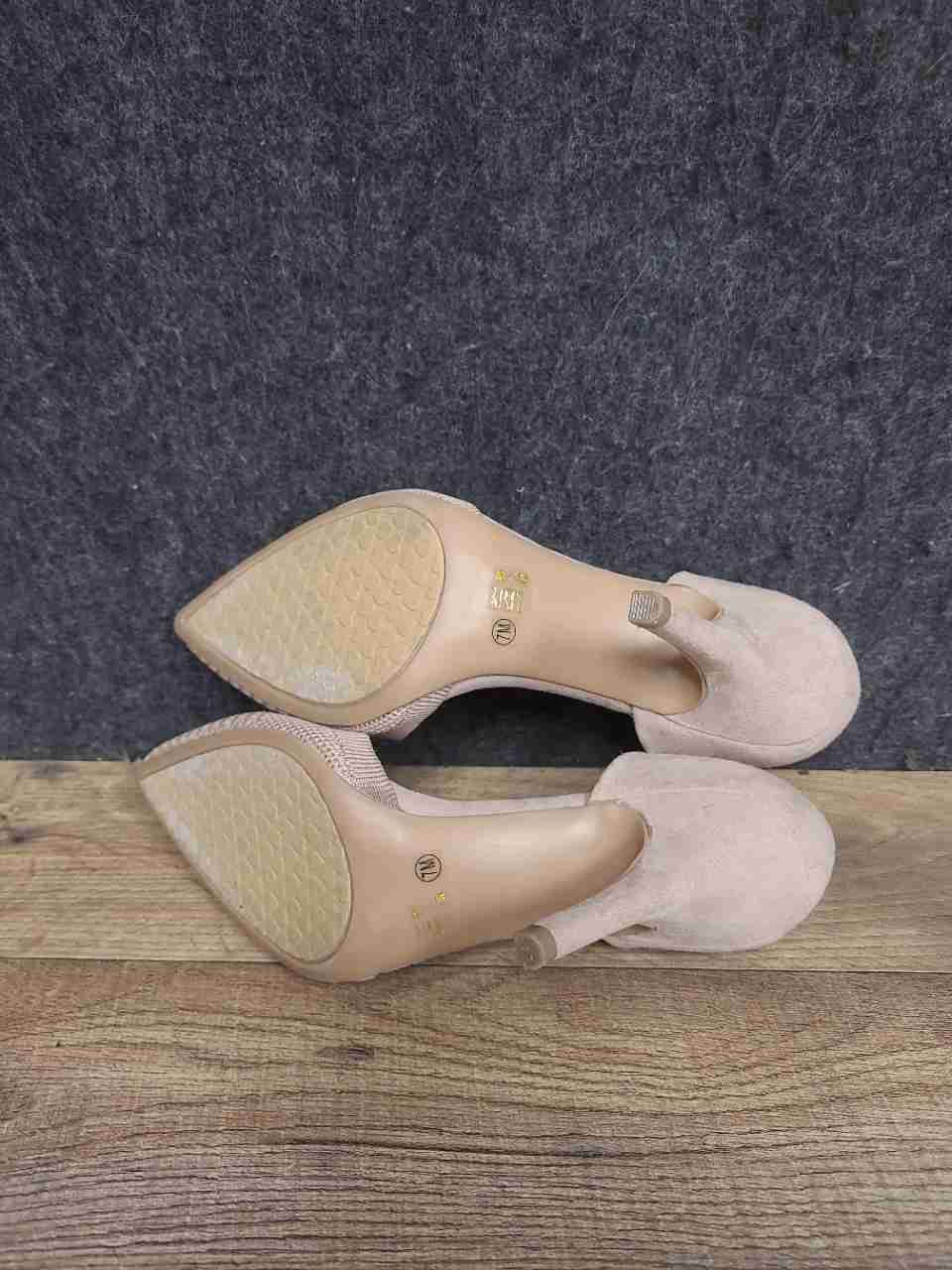Chinese Laundry Nude D'Orsay Pointed Toe Stiletto Pumps Heels Women's Size 7M