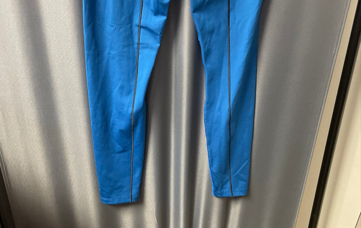 Savage x Fenty Women's Blue Workout Set Strappy Bra XL Leggings L