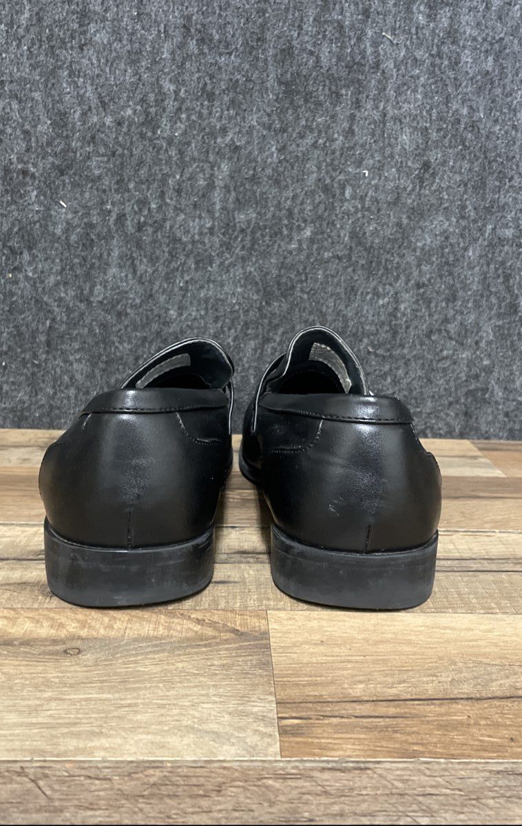 Perry Ellis Portfolio Justin Black Slip-on Dress Shoes Size 9