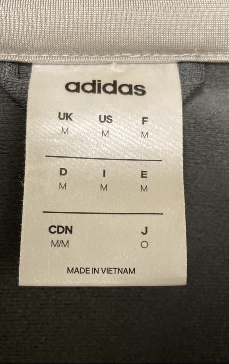 Adidas Men's Essentials 3-Stripes Track Jacket Gray White Raglan Size M