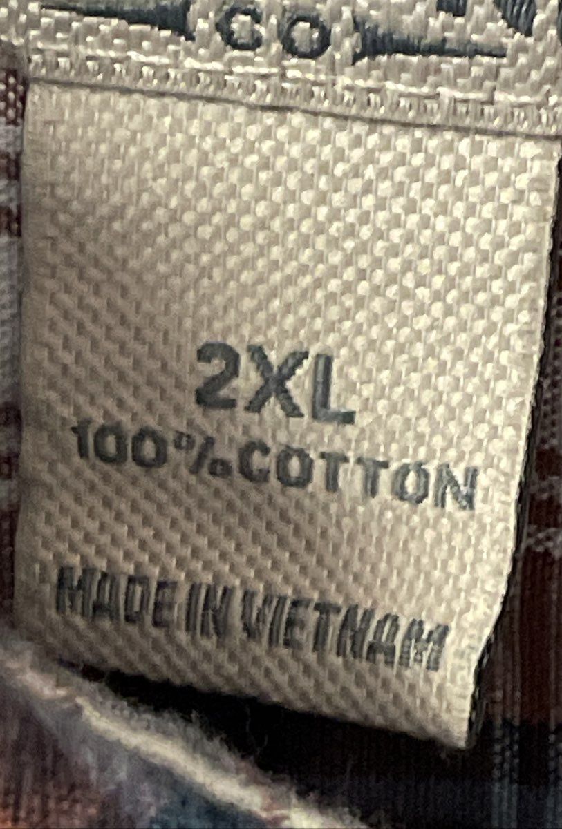 Duluth Trading Co Men's Button Up Shirt Red Plaid Long Sleeve Cotton 2XL