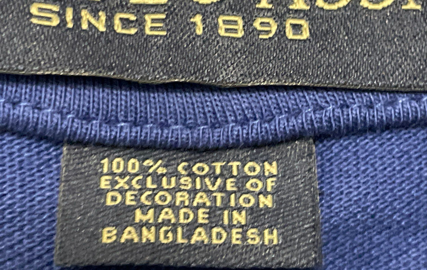 U.S. Polo Assn. Men's Blue Short Sleeve Pique Cotton Polo Shirt Logo Sz M