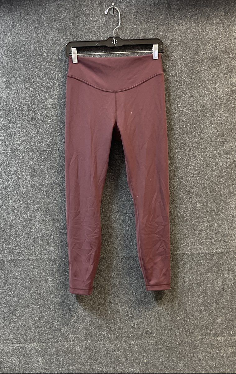 Lululemon Women's Align High-Rise 25" Leggings Burgundy Plum Sz 8