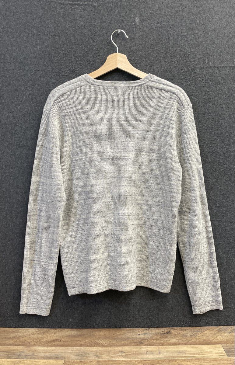 Michael Kors Men's Gray Cotton Wool Blend Marled Crewneck Sweater Size L