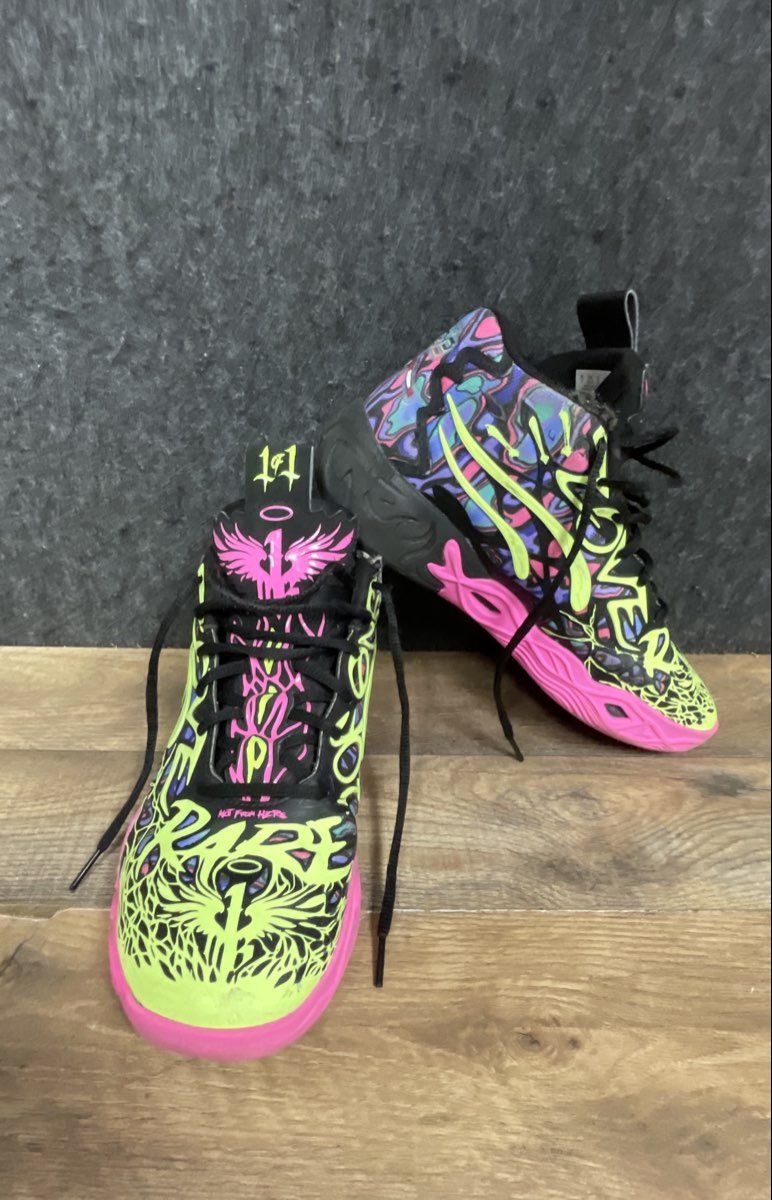 Puma MB.01 Be You LaMelo Ball Multi-Color Basketball Shoes Size 8