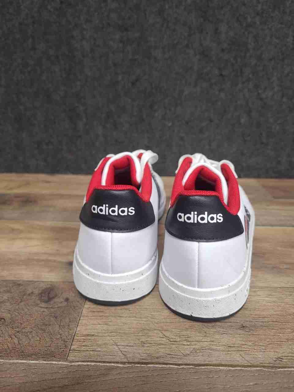 Adidas Grand Court Spider-Man White Black Red Sneakers Size 7