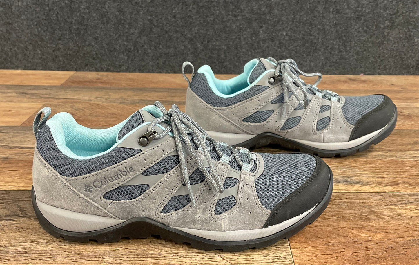 Columbia Redmond V2 Waterproof Graphite Iceberg Hiking Shoes Women's Size 9.5