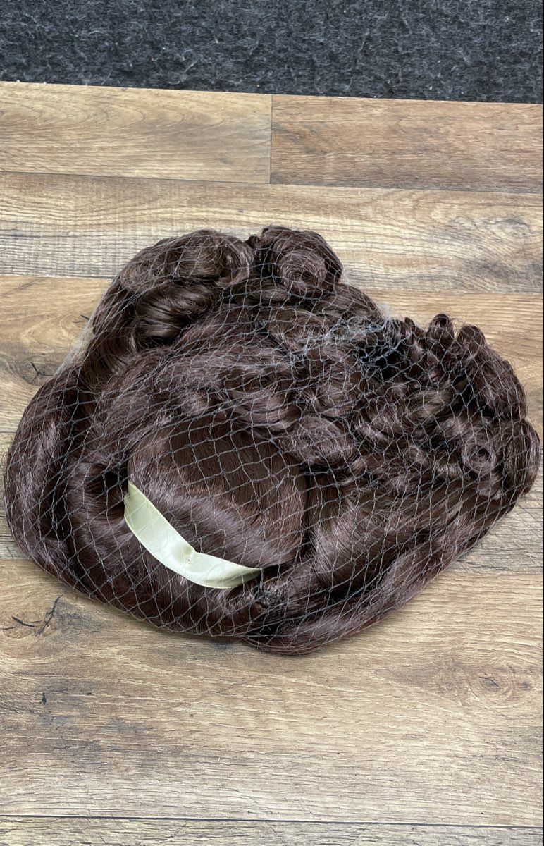 Disney Princess Belle Wig Brown Beauty and the Beast Costume Accessory Curls