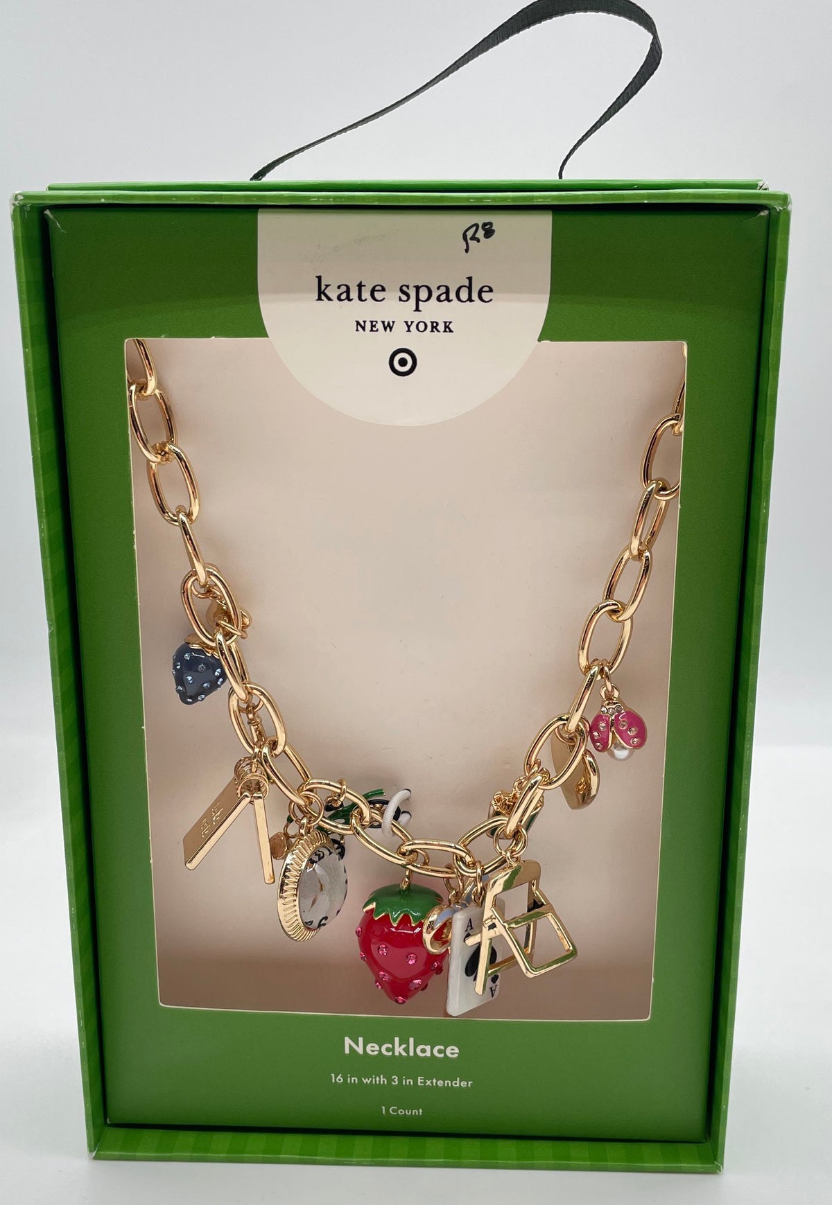 Kate Spade New York x Target Chunky Charm Statement Necklace In Box