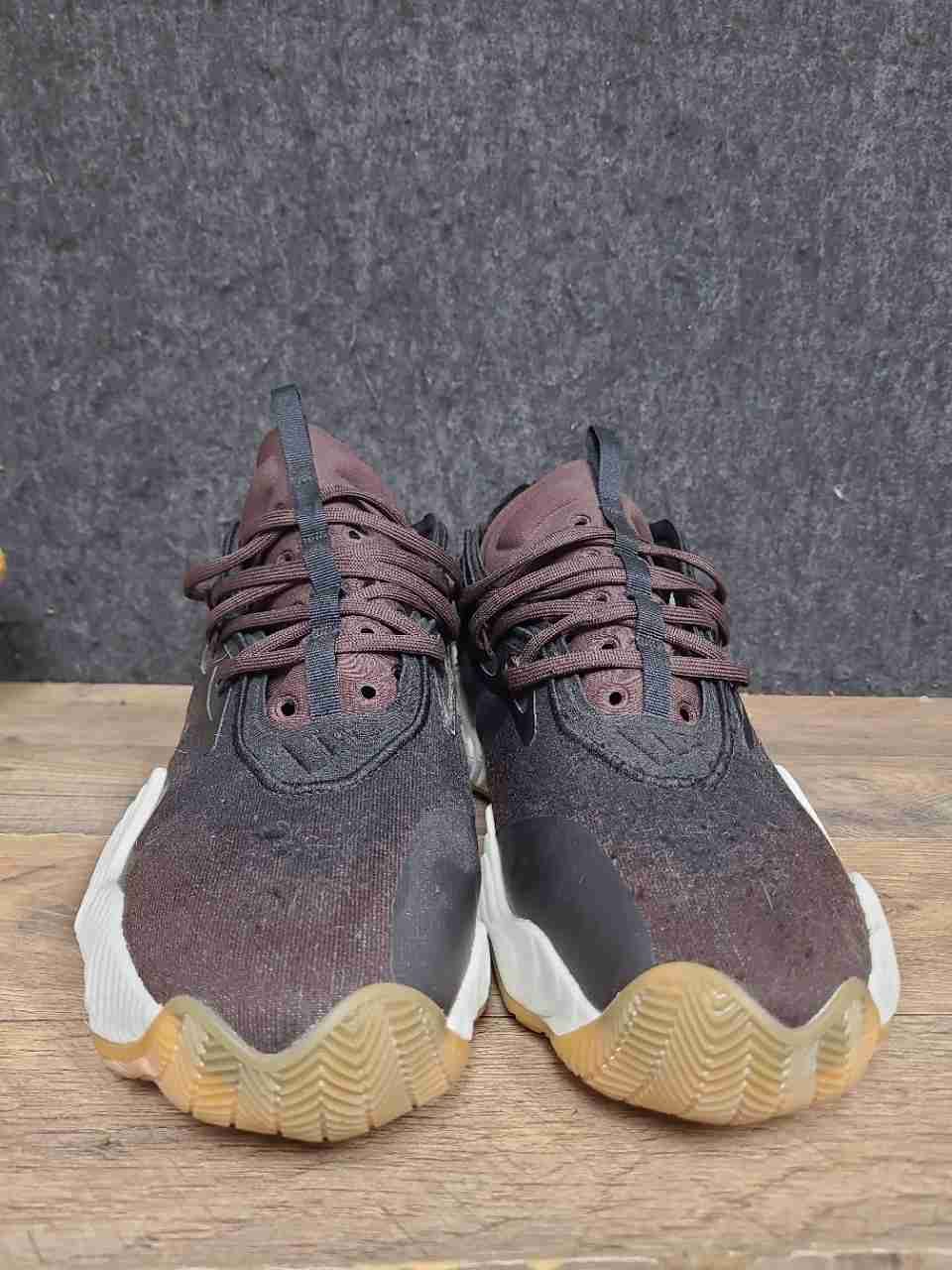 Adidas Trae Young 3 Shadow Maroon Black Basketball Shoes Men's Size 11.5