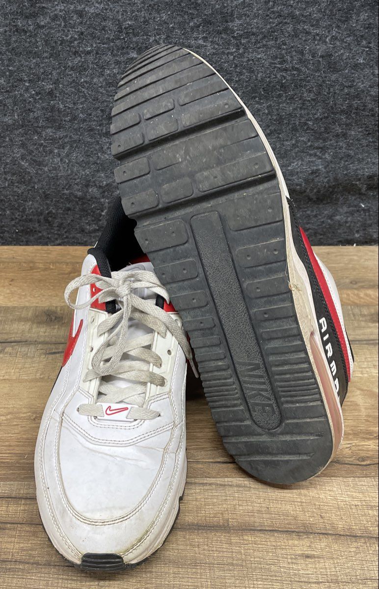 Nike Air Max LTD 3 White University Red Black Sneakers Men's Size 11.5