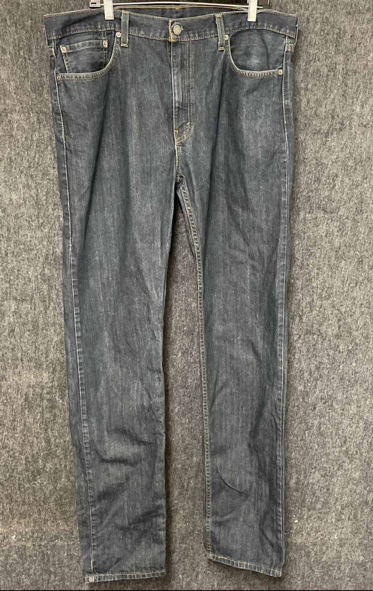 Levi's Men's 502 Regular Taper Jeans Dark Wash Indigo Blue Denim Sz 38x38