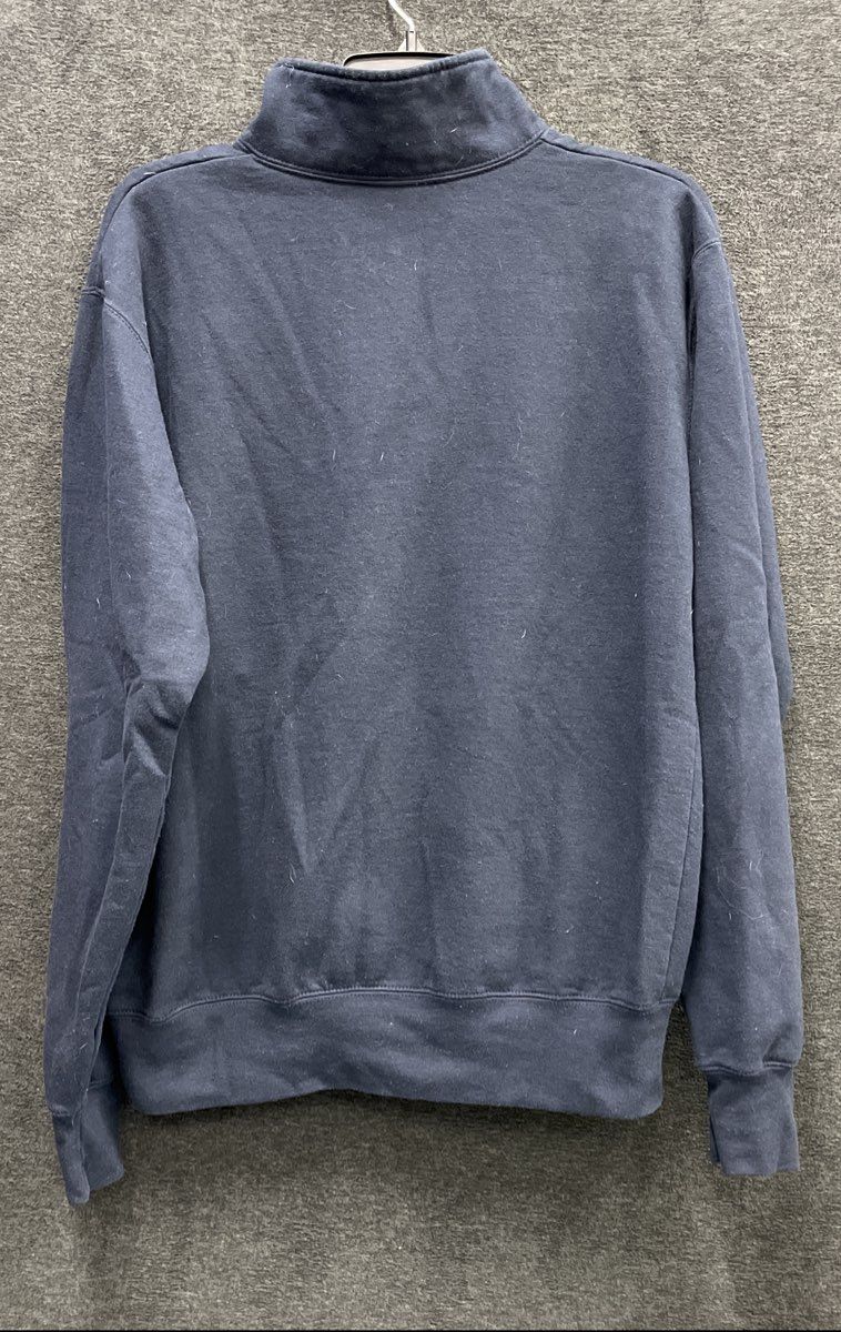 Champion Eco Men's Navy Radford University Quarter Zip Fleece Sweatshirt Sz M