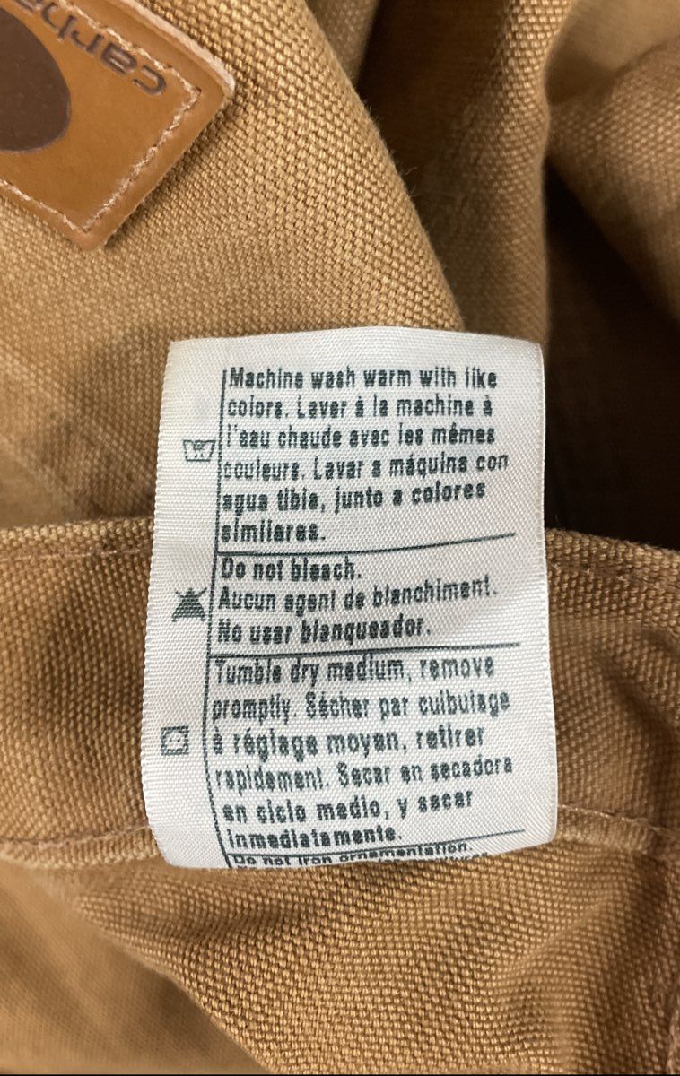 Carhartt Men's Brown B11 Original Dungaree Fit Canvas Carpenter Pants 40x32