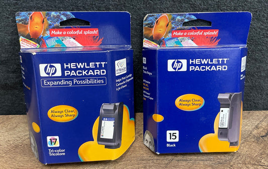 Lot Of 2 Sealed HP Hewlett Packard DeskJet 840, 842 InkJet Print Cartridges