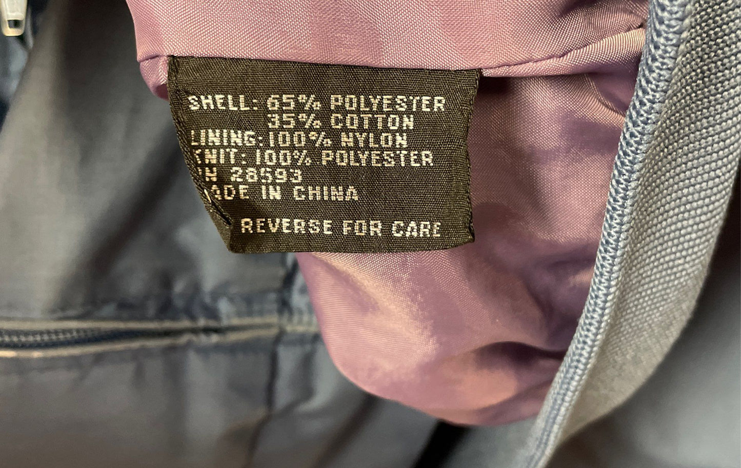 Vintage 80s 90s Members Only Iconic Racer Jacket Light Blue Sz 42
