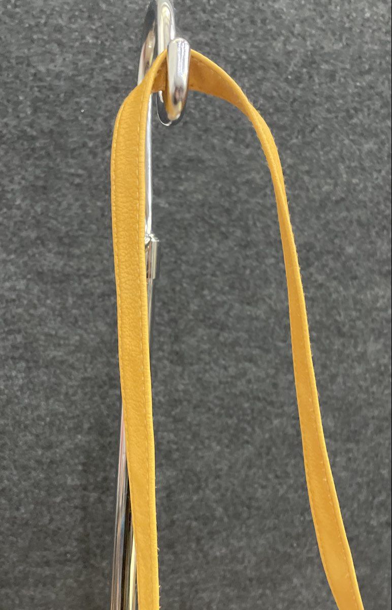 Yellow Pebbled Faux Leather Crossbody Bag Mustard Shoulder Handbag Medium