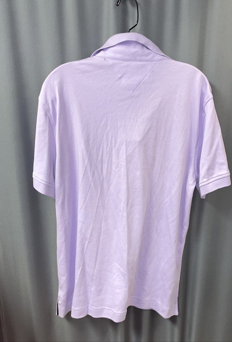 Tommy Hilfiger Men's Purple Custom Fit Short Sleeve Polo Shirt NWT Sz L