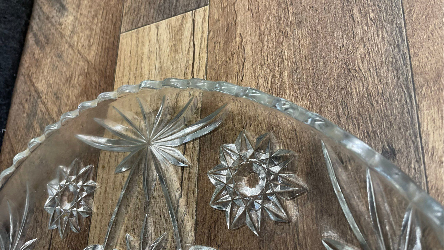 Vintage Style Anchor Hocking Early American Prescut "Star of Daivd"