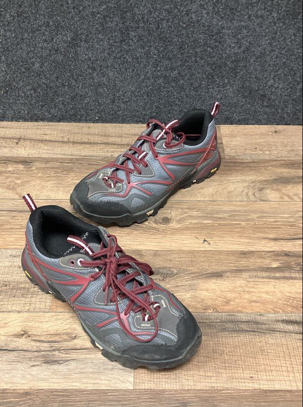 Merrell Turbulence Grey Burgundy Women's Trail Hiking Shoes Size 7