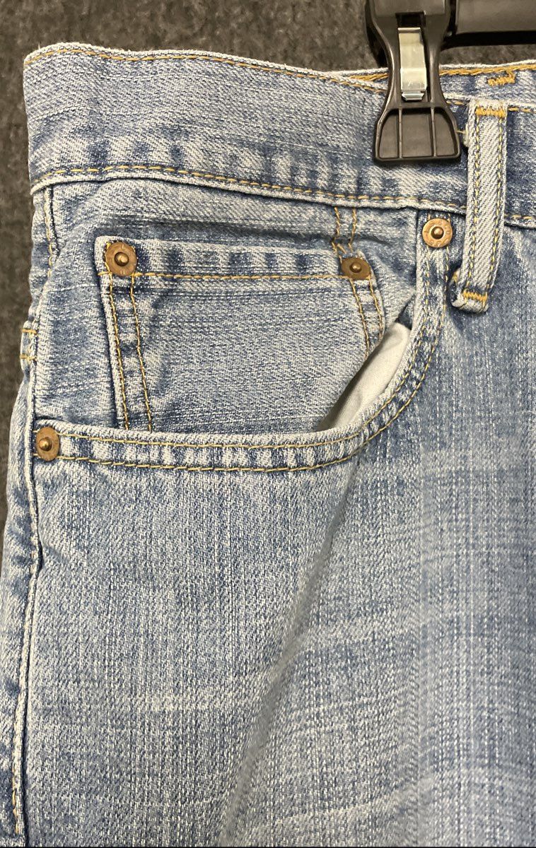 Levi's Men's 569 Loose Straight Leg Light Wash Blue Denim Jeans Size 40x30