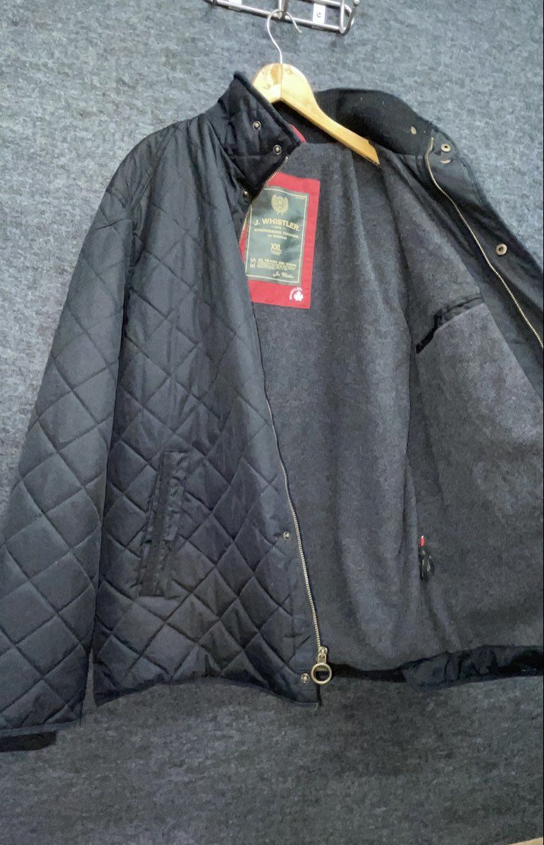 J. Whistler Men's Black Quilted All Weather Core System Jacket Size XXL