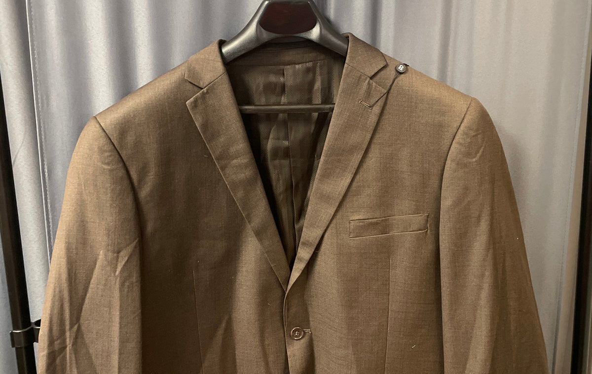 Bocaccio Uomo Men's Brown Paris Suit Coat Blazer Stretch Sz 50L NWT