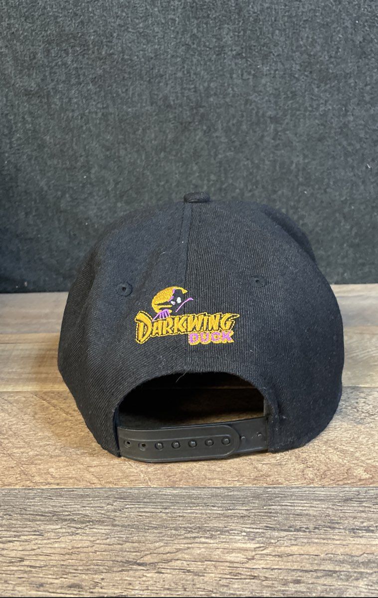 Headgear Classics Darkwing Duck Los Angeles Snapback Hat Black Yellow Sz OSFM