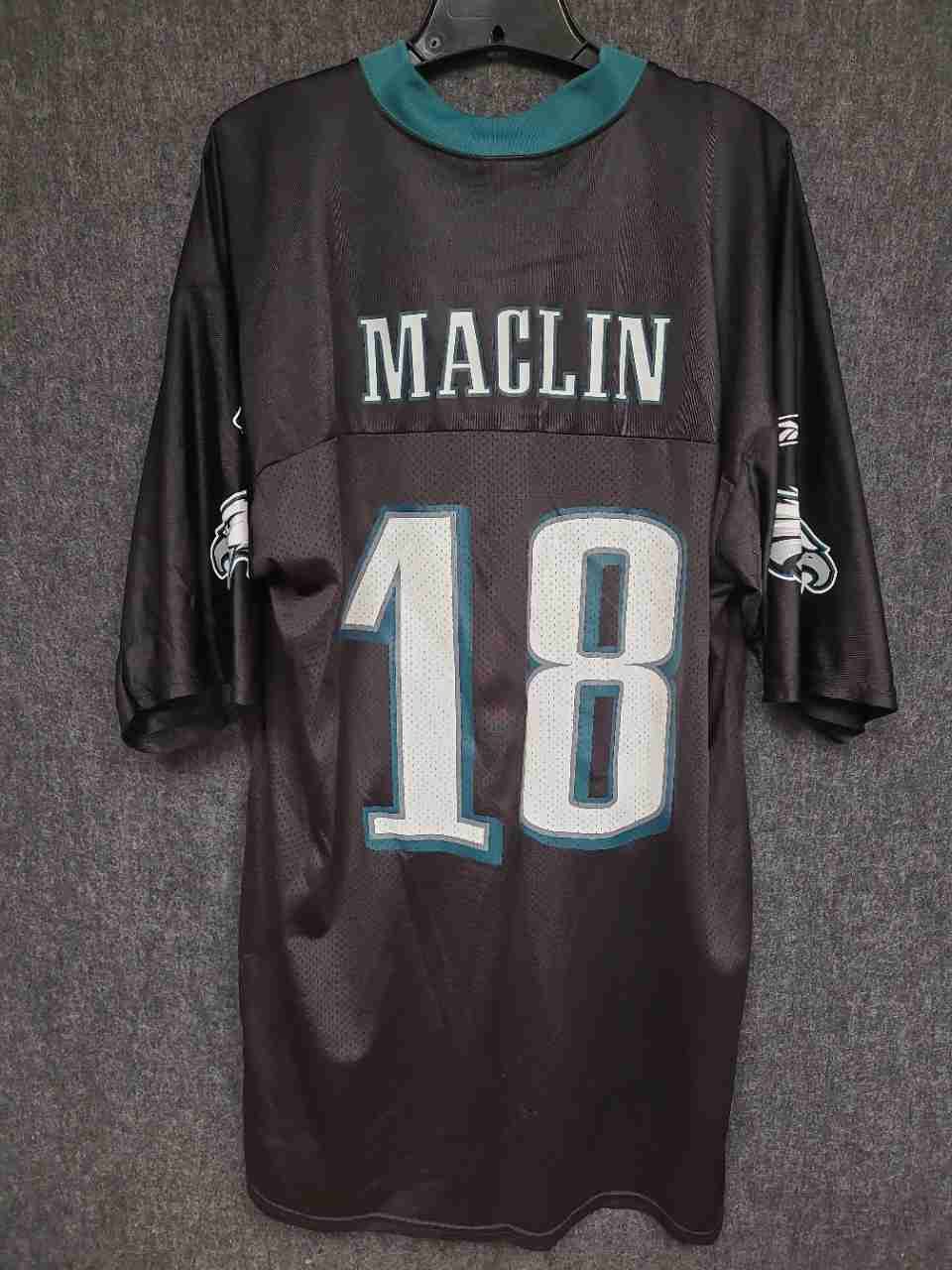 Reebok Men's Philadelphia Eagles Jeremy Maclin #18 Black Jersey Sz XL