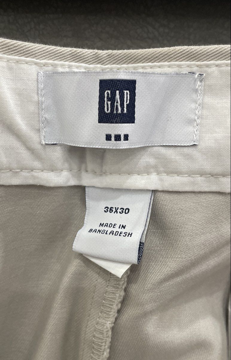 GAP Men's Stress Free Khaki Chino Pants Stain Resistant 100% Cotton 36x30 NWT
