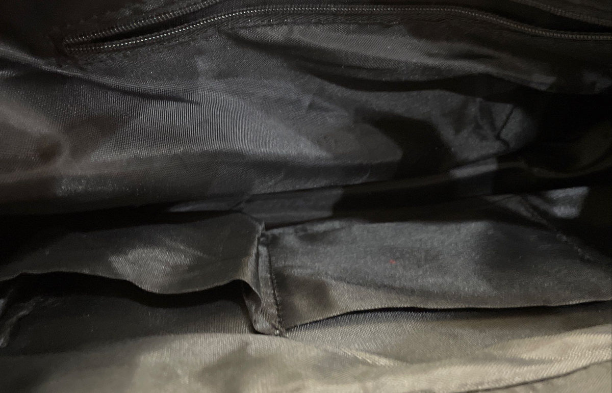 Michel Germain Paris Black Leather Satchel Handbag Shoulder Bag Crossbody