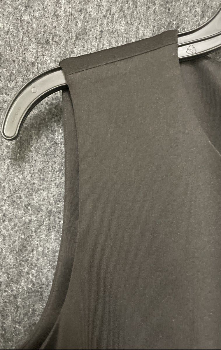 DKNY Women's Black Asymmetric Silver Zipper Sleeveless Sheath Dress Sz 8