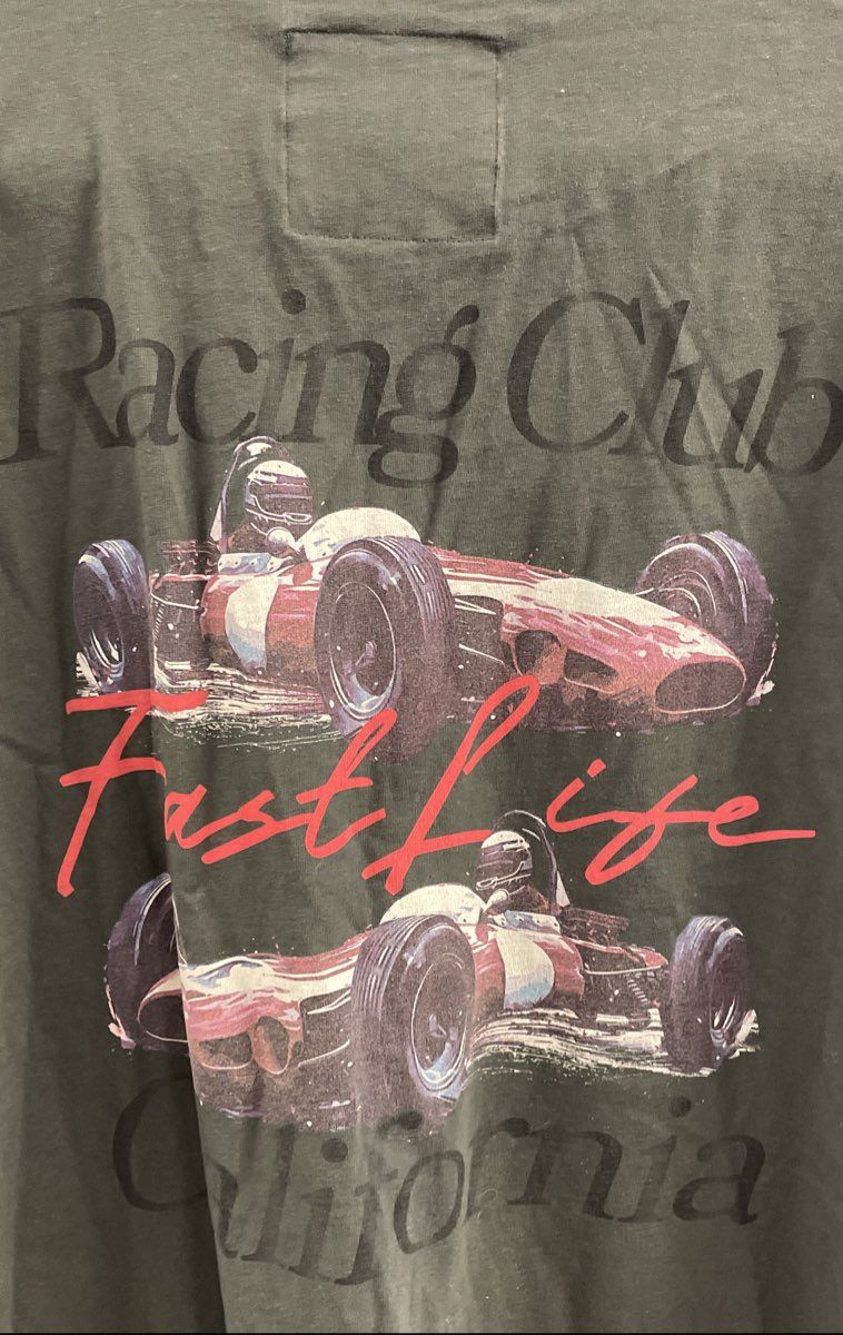 American Garage Racing Club California Fast Life Graphic T-Shirt Sz XL