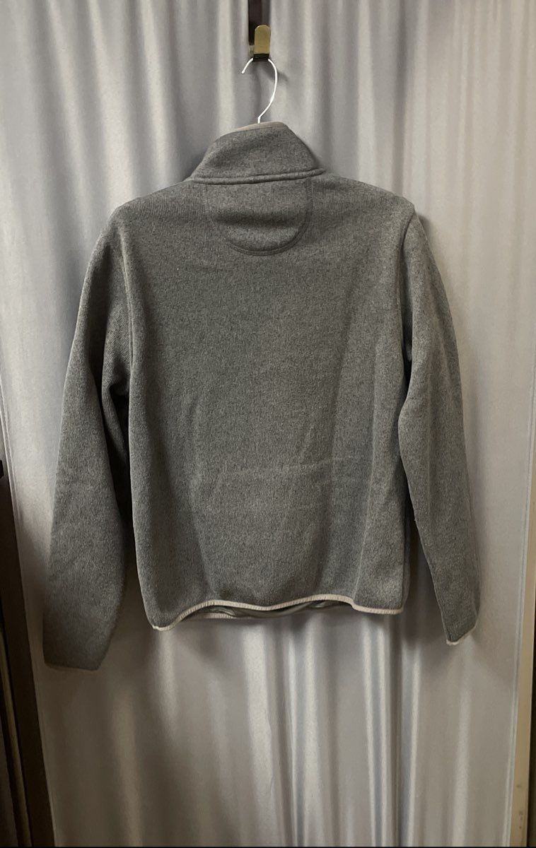 L.L. Bean Men's Gray Sweater Fleece 1/4 Snap Pullover Slightly Fitted Sz S