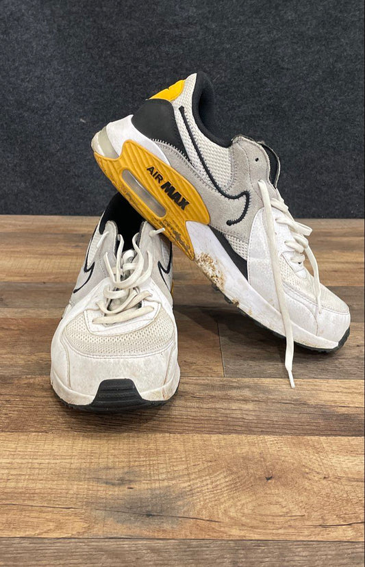 Nike Air Max Excee White University Gold Black Men's Sneakers Size 10.5
