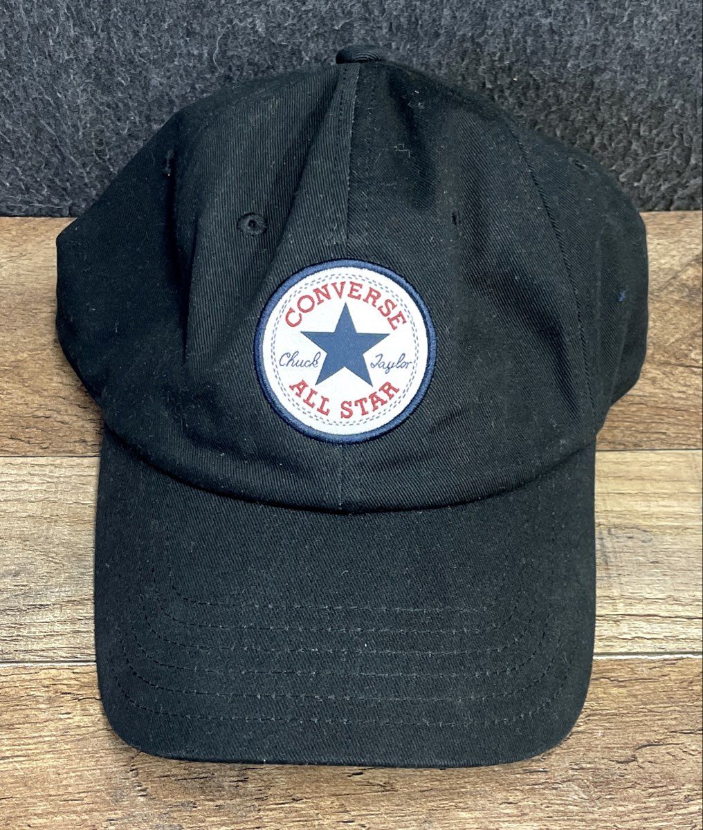 Adidas Men's Tan Cadet Cap L/XL Converse Black All Star Baseball Hat Lot