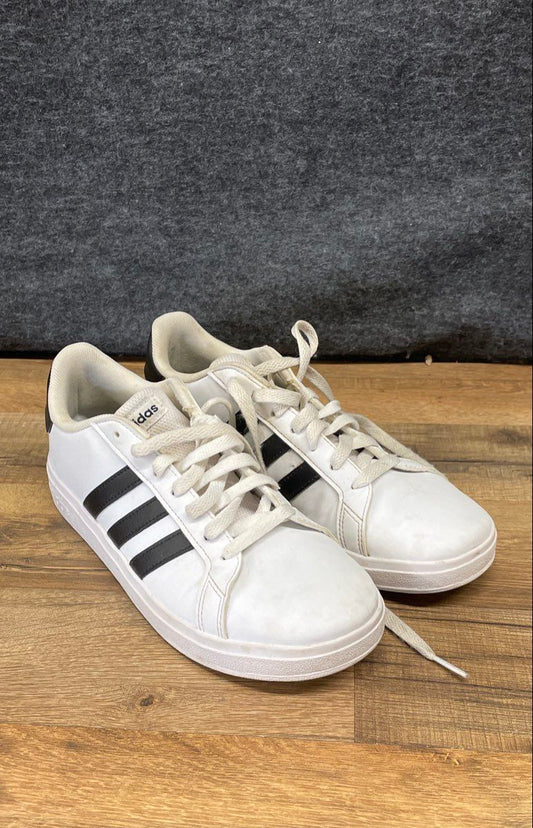 Adidas Grand Court 2.0 White Core Black Lifestyle Sneakers Size 6