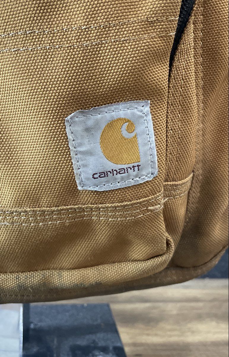 Carhartt Brown Heavy Duty Canvas Multi-Compartment Utility Laptop Backpack