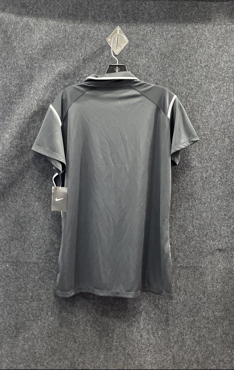 Nike Women's Dark Gray Dri-FIT Golf Polo Shirt Sz XL NWT
