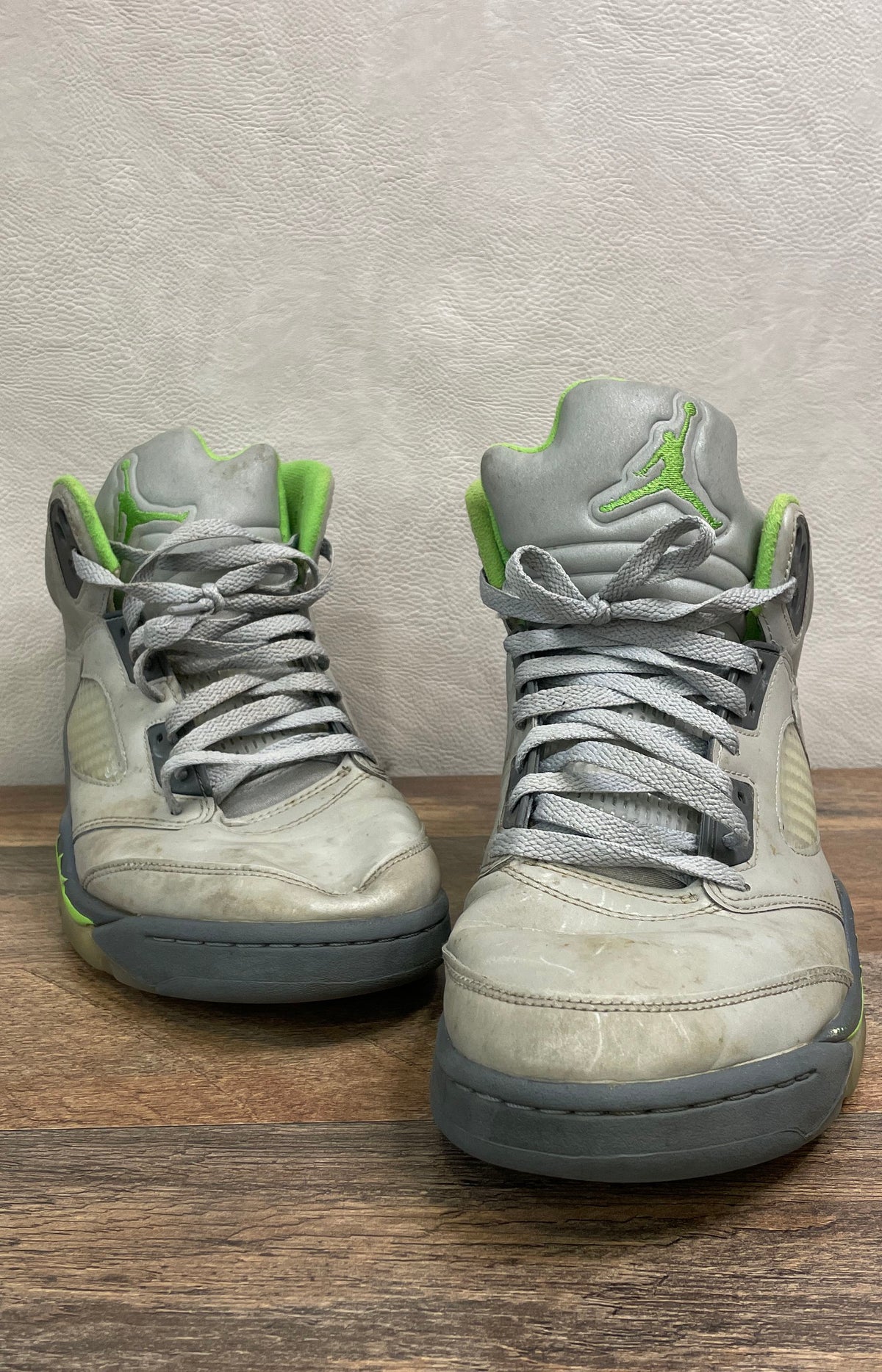 Nike Air Jordan 5 Retro Green Bean Silver Grey 2022 Men's Size 11.5