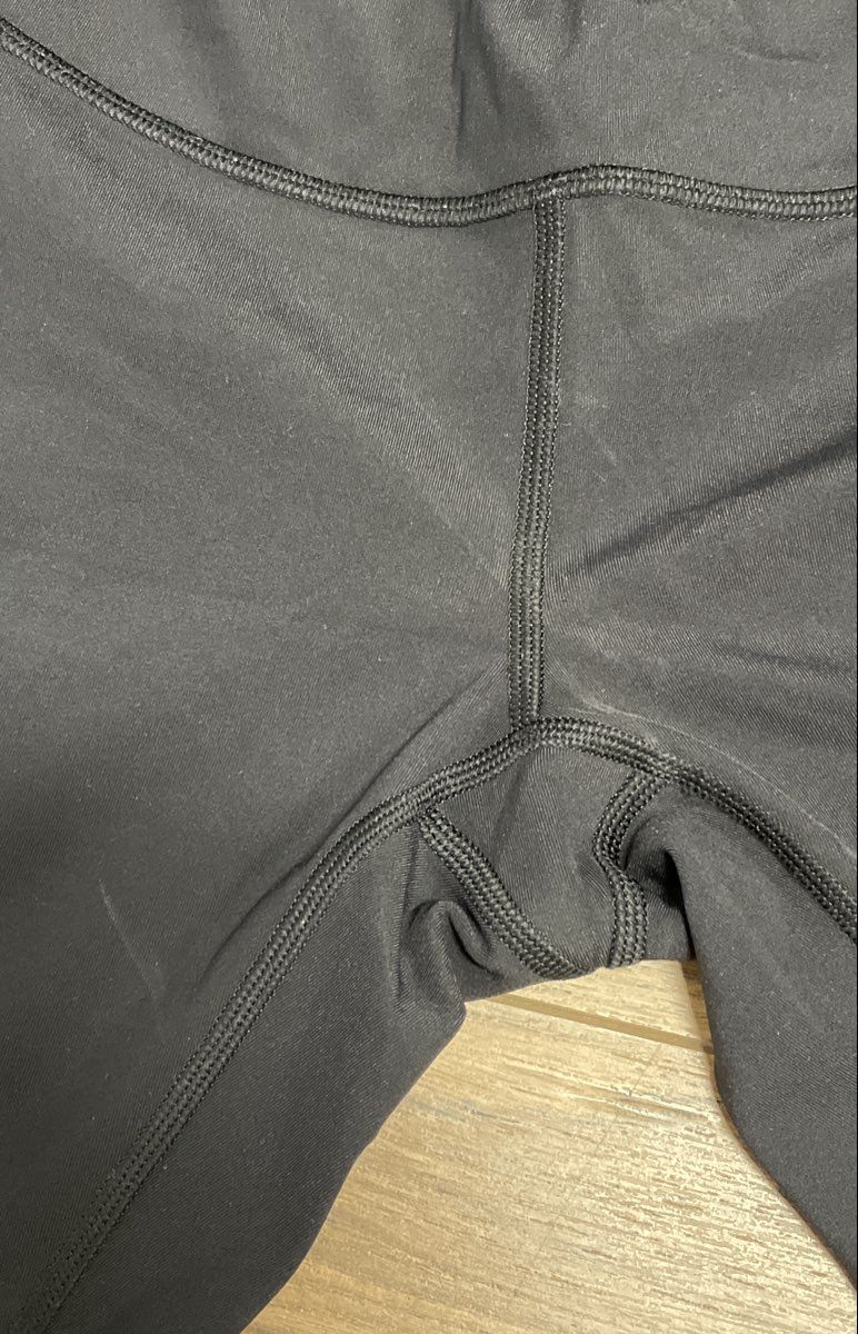 Lululemon Women's Black High-Rise Yoga Athletic Leggings Full Length Pants