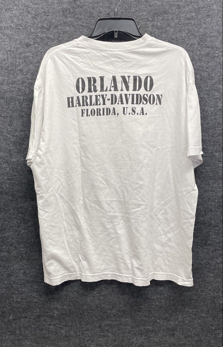 Harley-Davidson Orlando Florida Bar & Shield T-Shirt Reprint Bravado Sz XL
