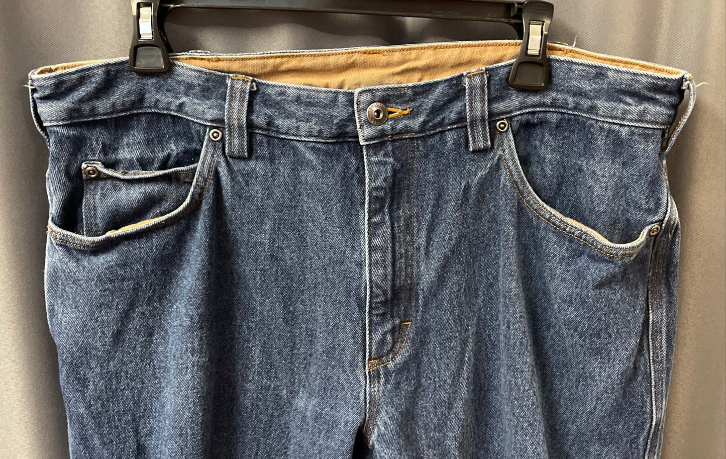 Duluth Trading Men's Blue Ballroom Jeans Relaxed Fit 100% Cotton Sz 36x30
