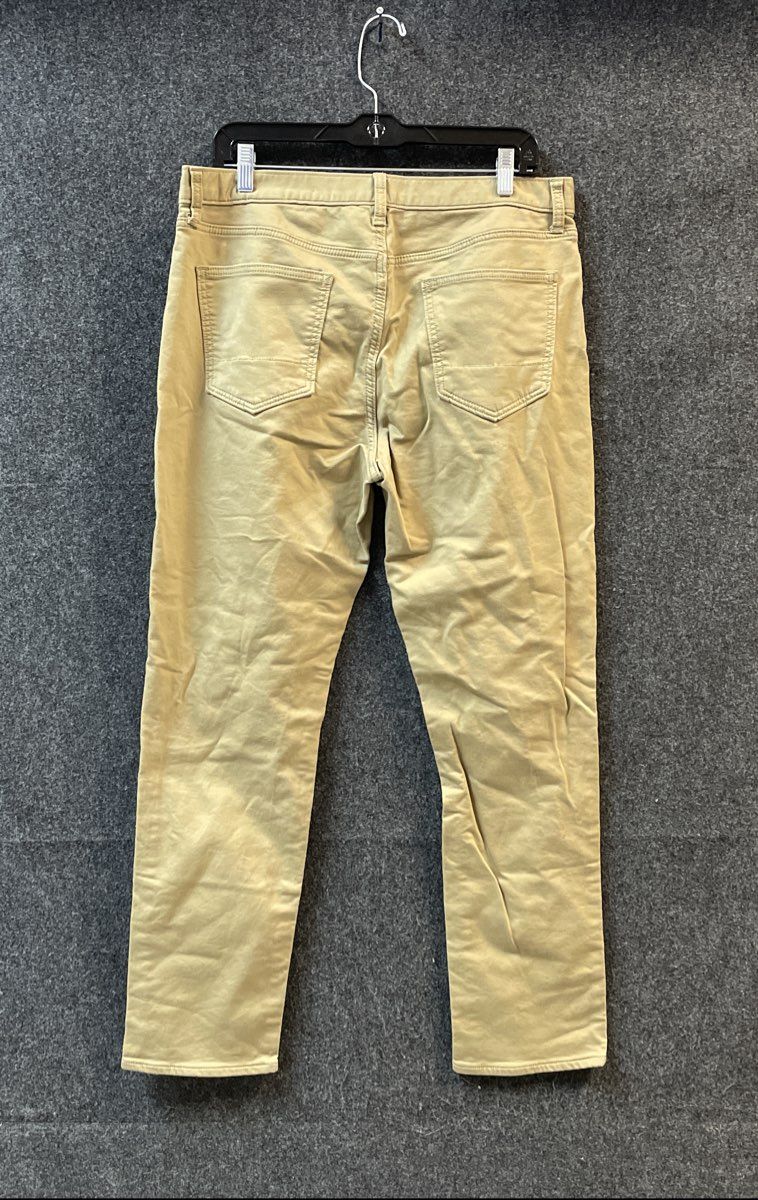 Banana Republic Men's Brown Travel Jean Athletic Fit Pants 34x32