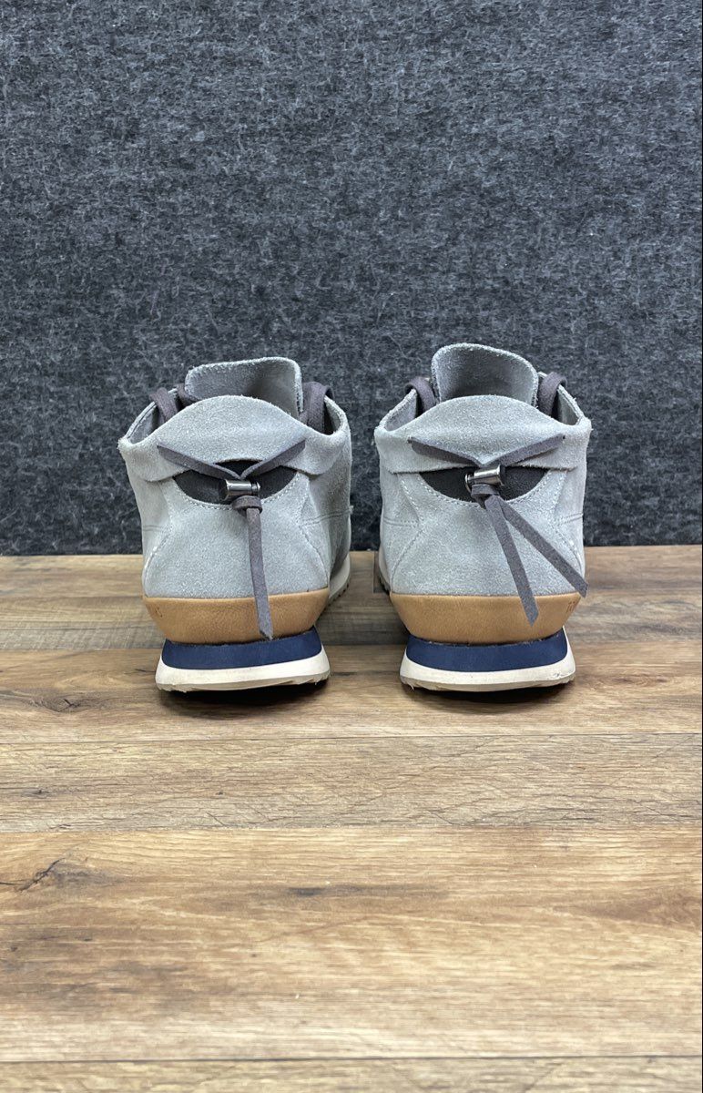 TOMS Grey Suede Moc Toe Chukka Sneaker Heel Toggle Men's Size 12
