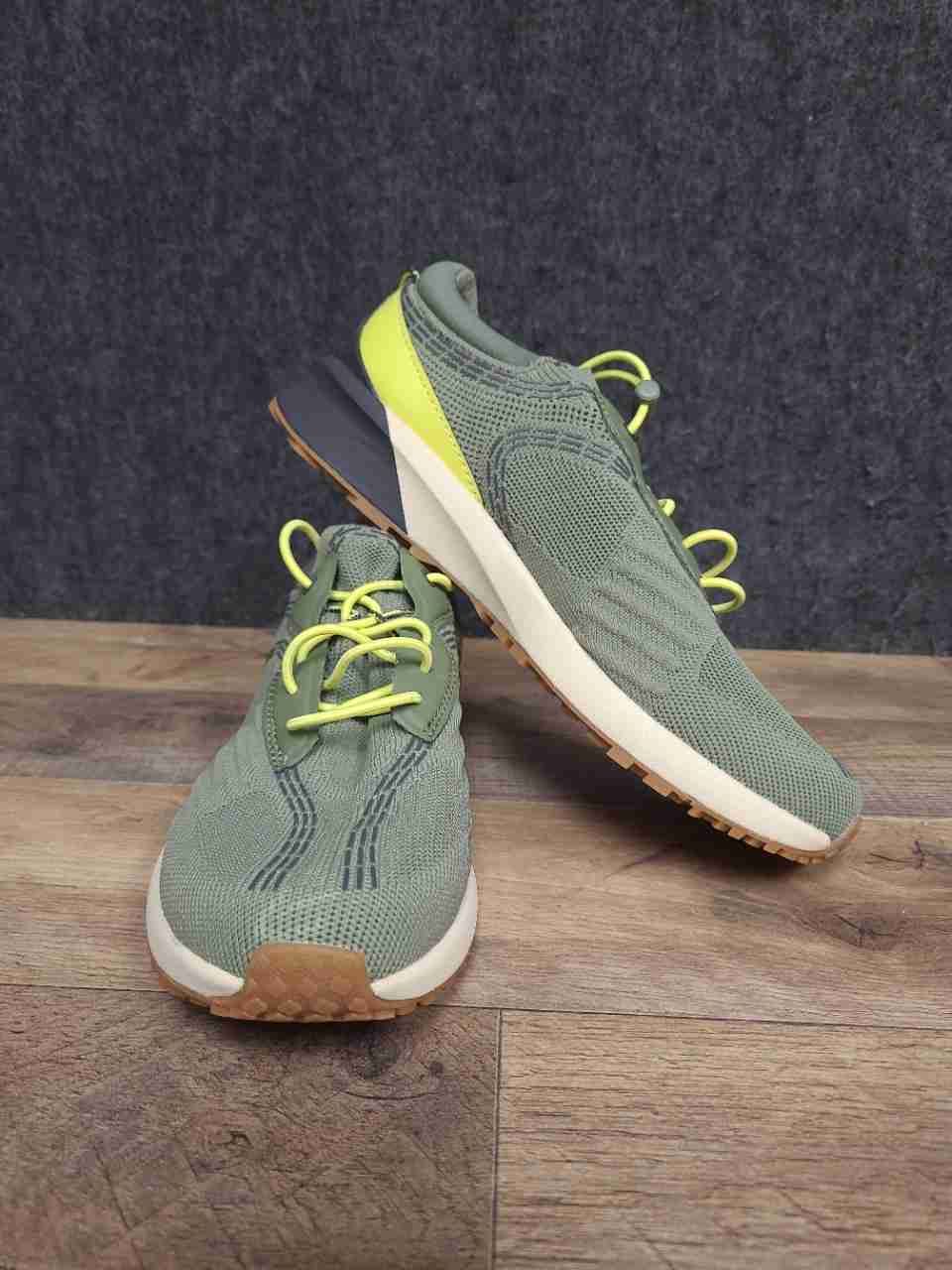 L.L. Bean Comfort Knit Trail Shoes Sage Green Neon Sneakers Women's Size 7.5